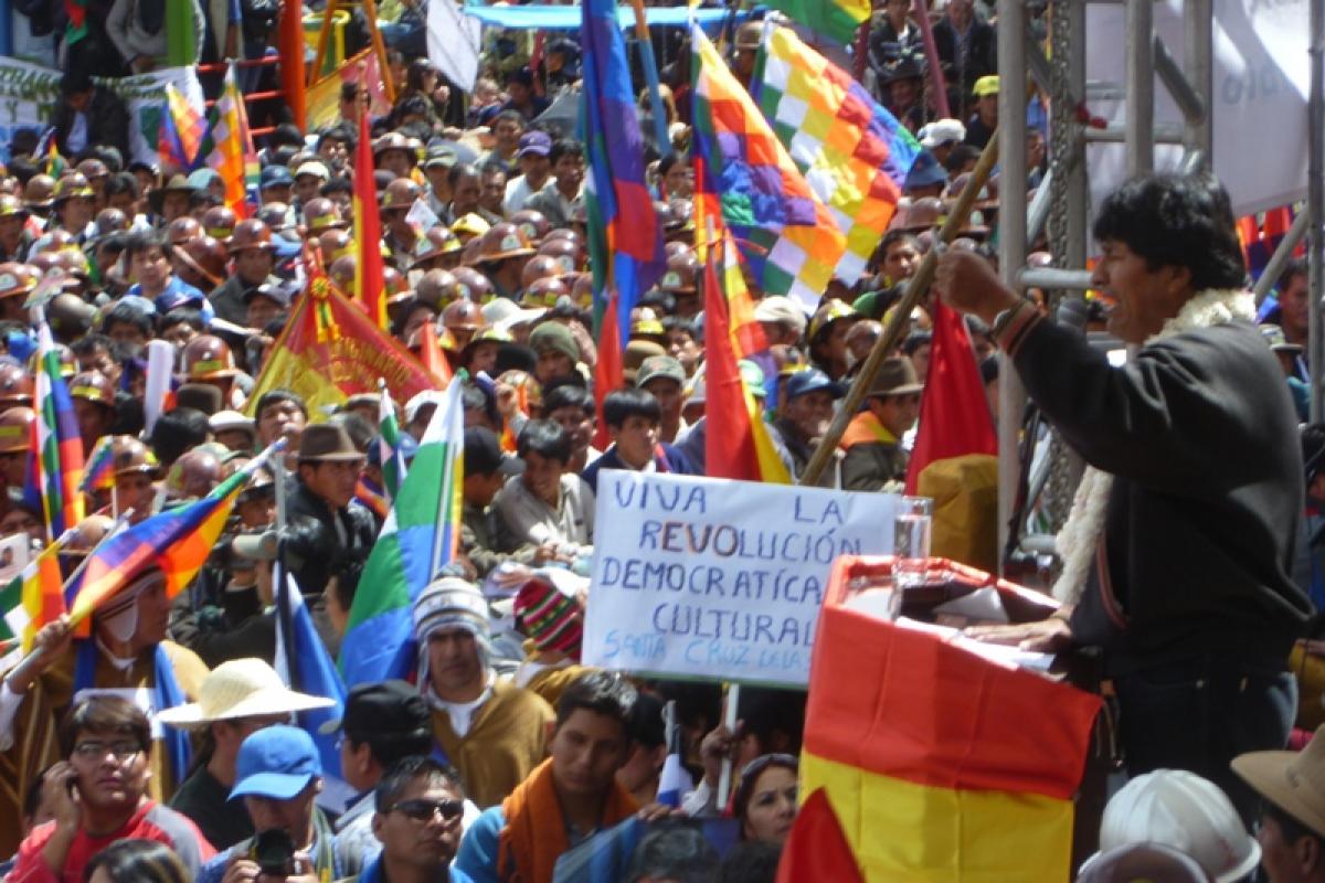 Evo Moralesas perrinktas į Bolivijos prezidento postą